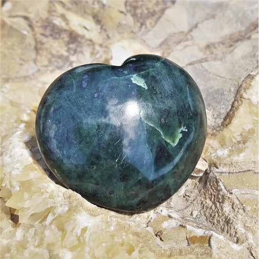 SHOW PRODUCT: Polished Jade Pocket Heart-Nature's Treasures