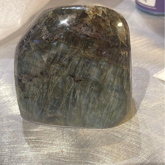 SHOW PRODUCT: Polished Labradorite Free Form w/ Cut Base-Nature's Treasures