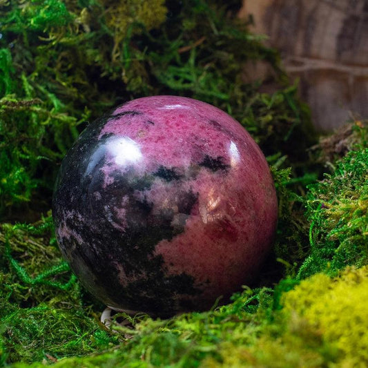 SHOW PRODUCT: Polished Rhodonite Sphere-Nature's Treasures