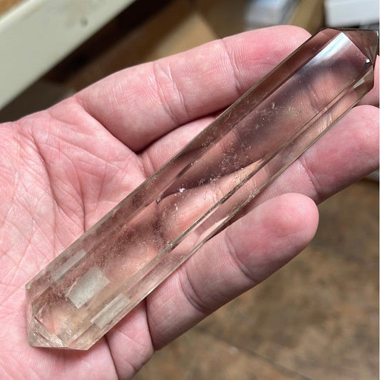 SHOW PRODUCT: Polished Smoky Quartz Double Terminated Point-Nature's Treasures