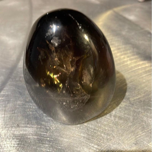 SHOW PRODUCT: Polished Smoky Quartz Free Form w/ Cut Base-Nature's Treasures