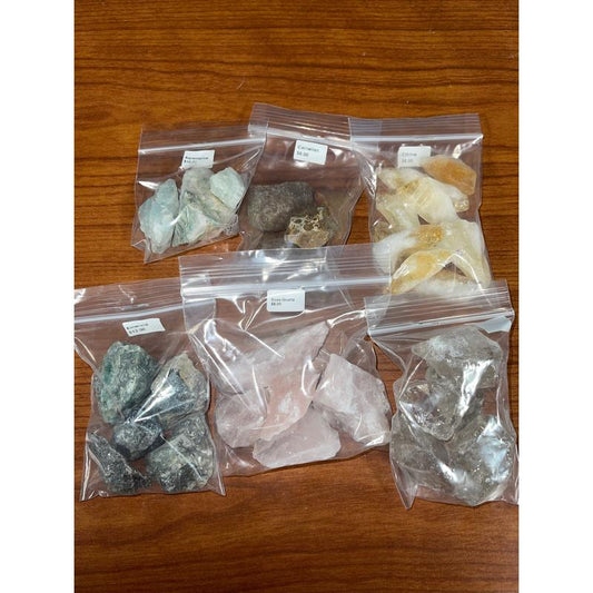 SHOW PRODUCT: Pre-bagged Rough Crystals-Nature's Treasures