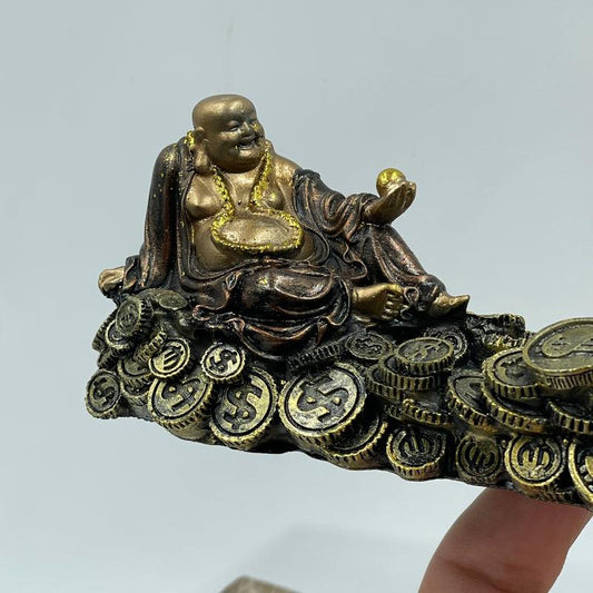 SHOW PRODUCT: Prosperity Money Buddha Totem Incense Stick Burner-Nature's Treasures