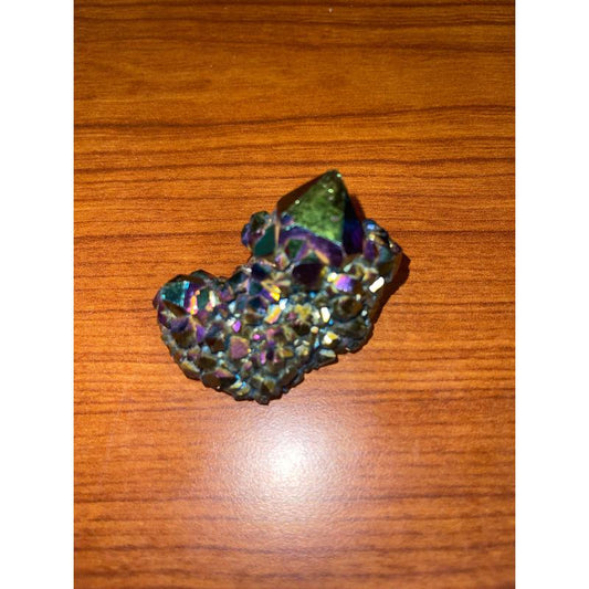 SHOW PRODUCT: Rainbow Aura Quartz Cluster-Nature's Treasures