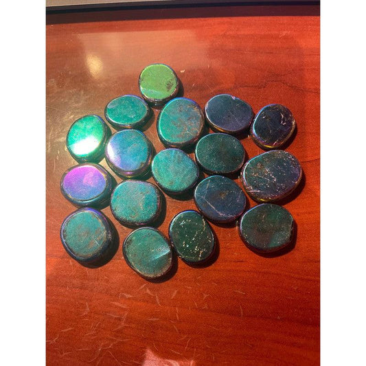 SHOW PRODUCT: Rainbow Hematite Thumb Stone-Nature's Treasures