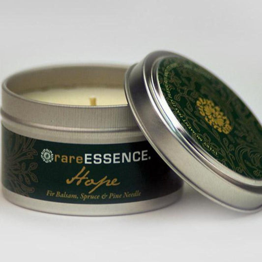 SHOW PRODUCT: RareEssence Hope Travel Tin Essential Oil Candle-Nature's Treasures