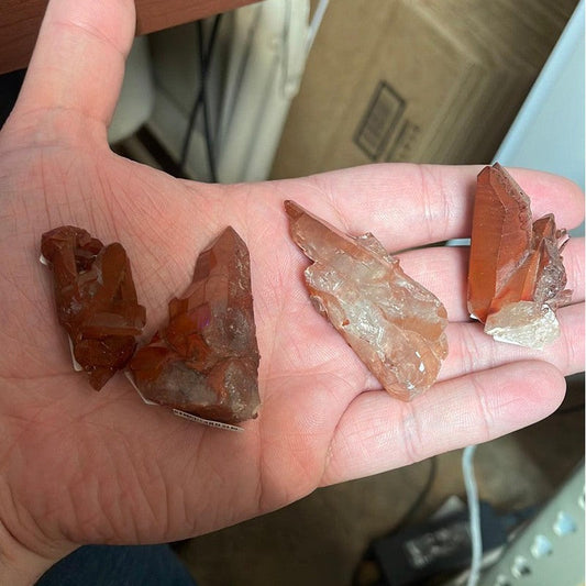 SHOW PRODUCT: Red Hematoid Quartz Clusters-Nature's Treasures