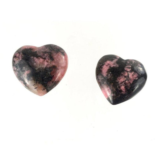 SHOW PRODUCT: Rhodonite Pocket Heart 25 MM-Nature's Treasures