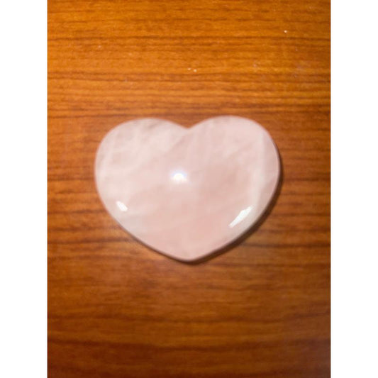 SHOW PRODUCT: Rose Quartz 50mm Pocket Heart-Nature's Treasures