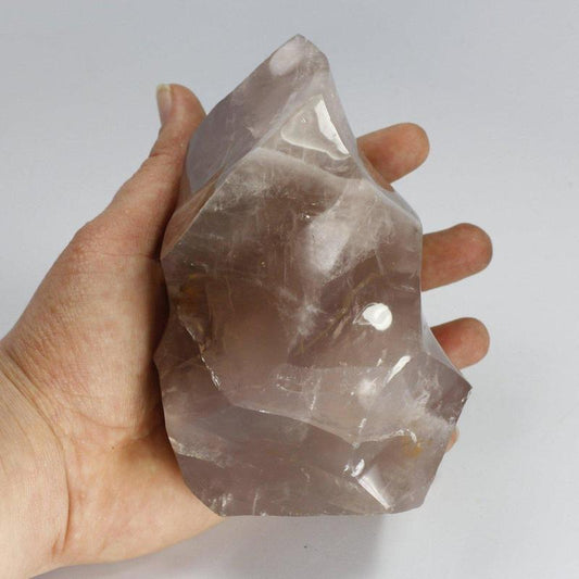 SHOW PRODUCT: Rose Quartz Free Form Flame-Nature's Treasures
