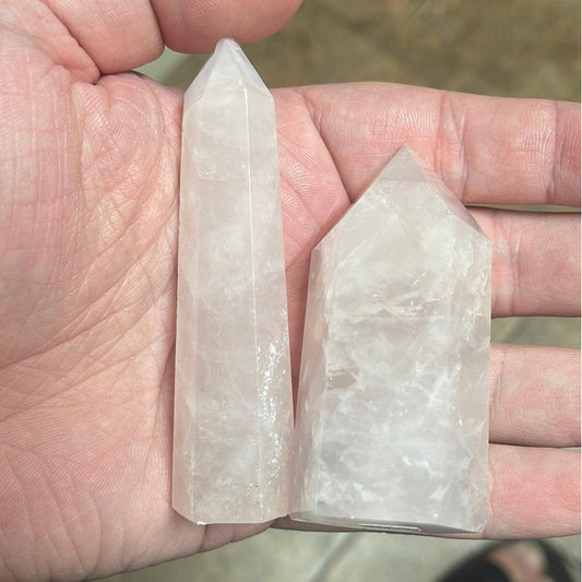 SHOW PRODUCT: Rose Quartz Generator Point-Nature's Treasures