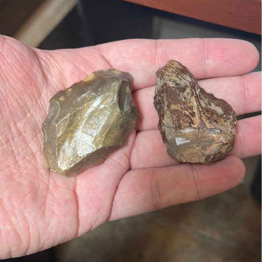 SHOW PRODUCT: Rough Flint Palm Stone-Nature's Treasures