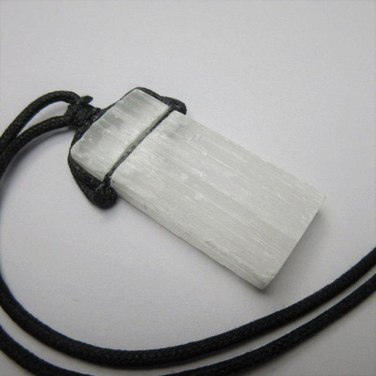SHOW PRODUCT: Selenite Corded Necklace-Nature's Treasures