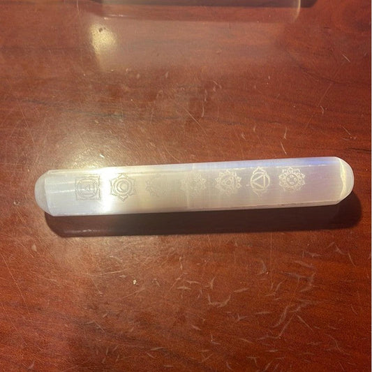 SHOW PRODUCT: Selenite Satin Spar Polished Massage Wand-Nature's Treasures