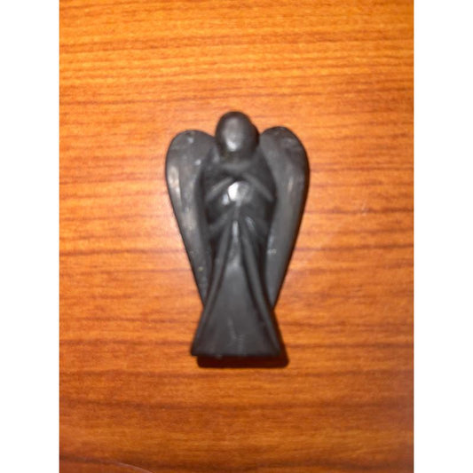 SHOW PRODUCT: Shungite Angel Carving-Nature's Treasures