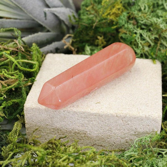 SHOW PRODUCT: Small Cherry Glass Massage Point Tool-Nature's Treasures