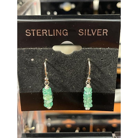 SHOW PRODUCT: Sterling Silver Crystal & Stone Earrings-Nature's Treasures