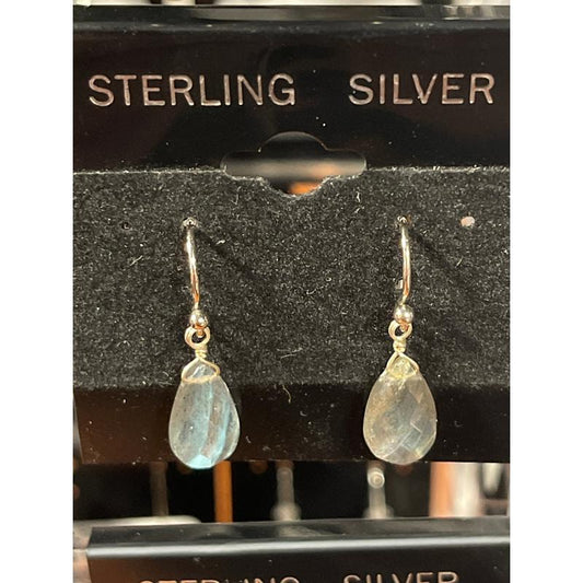 SHOW PRODUCT: Sterling Silver Crystal & Stone Earrings-Nature's Treasures