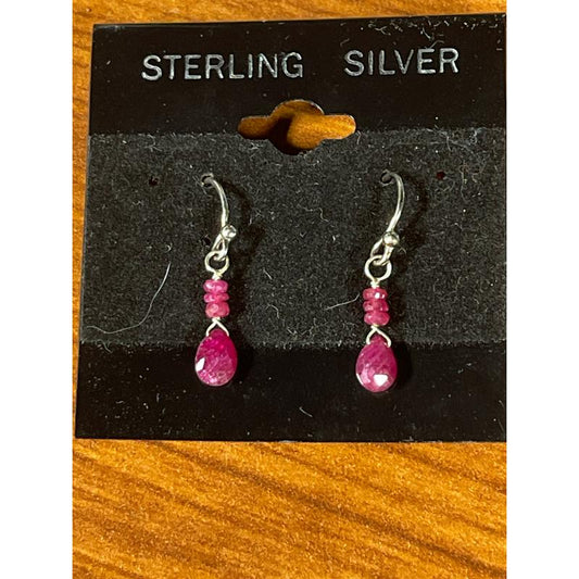SHOW PRODUCT: Sterling Silver Crystal & Stone Earrings-Nature's Treasures
