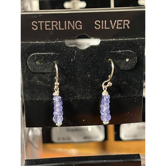 SHOW PRODUCT: Sterling Silver Crystal & Stone Earrings-Nature's Treasures