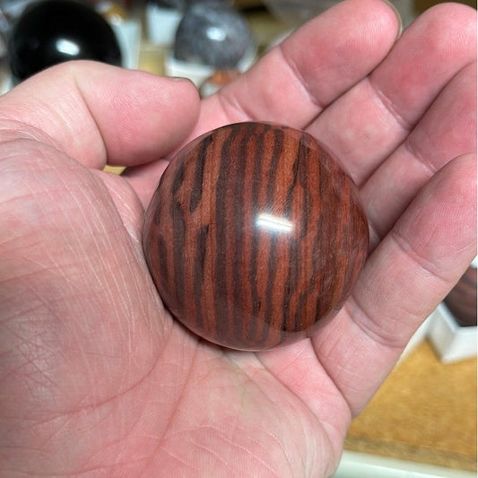 SHOW PRODUCT: Tiger Pattern Jasper Sphere-Nature's Treasures