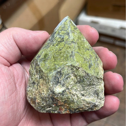SHOW PRODUCT: Unakite Half Polished Point-Nature's Treasures