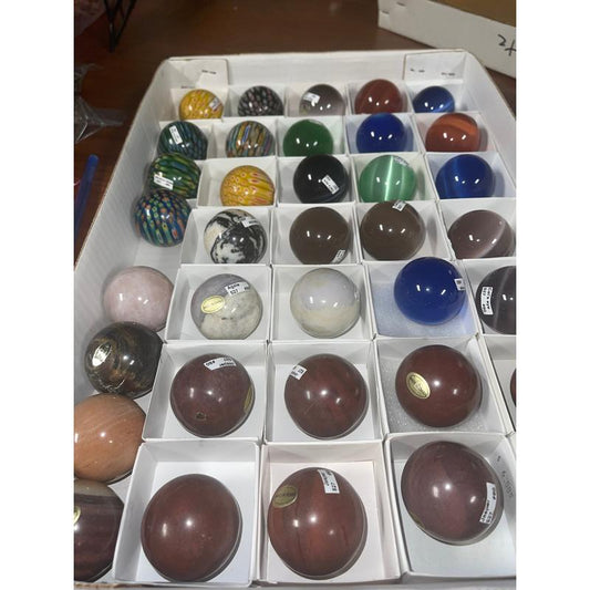 SHOW PRODUCT: Various 40 mm Spheres-Nature's Treasures