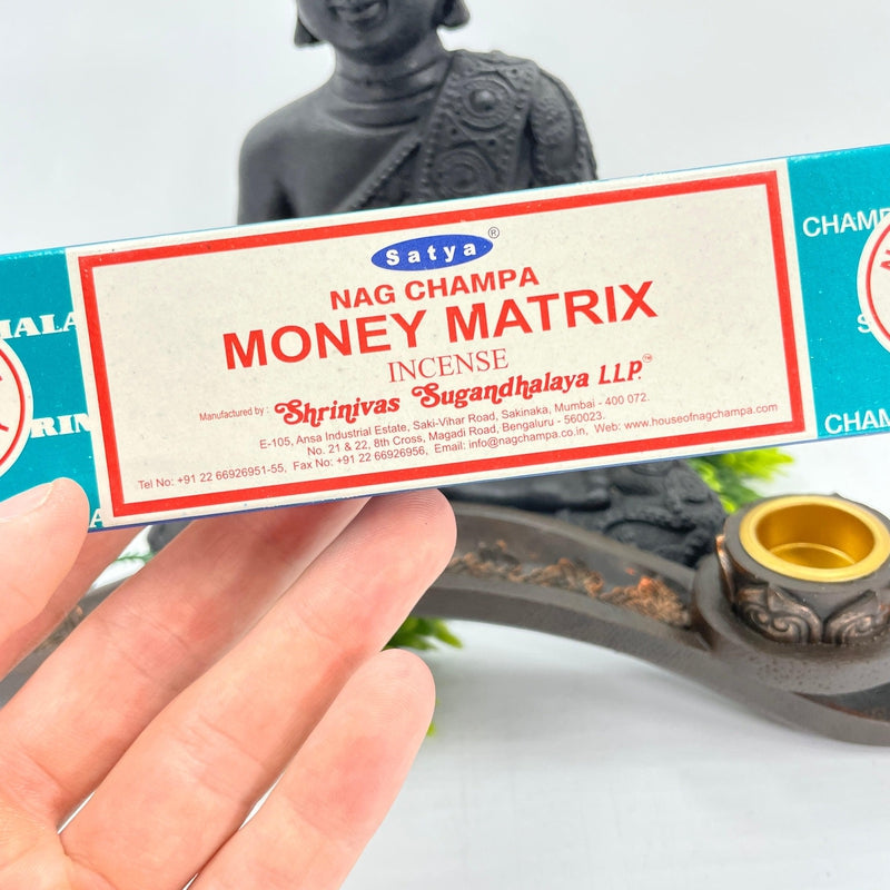 Satya "Money Matrix" Incense Sticks - 15 Gram-Nature's Treasures