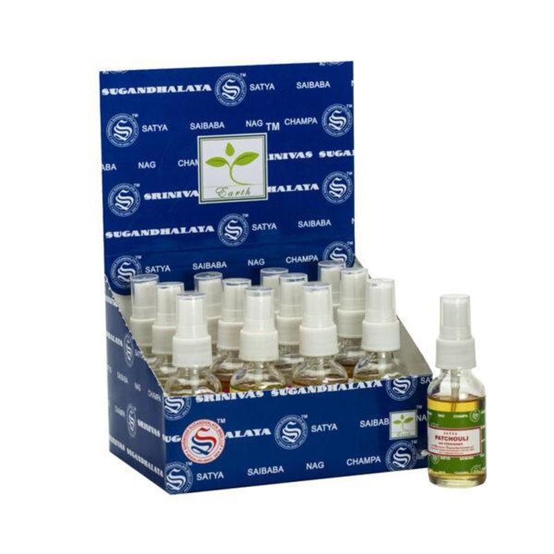 Satya Patchouli Air Freshener 30ml - 1 fl.oz.-Nature's Treasures