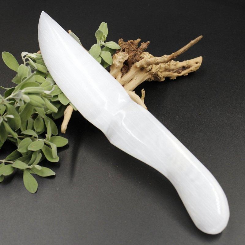 Selenite Satin Spar Knifes || Cord Cutting, Aura Cleansing