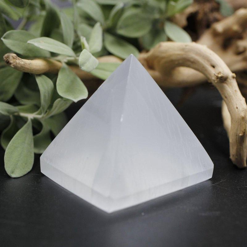 Selenite Satin Spar Pyramids || Aura Cleansing-Nature's Treasures