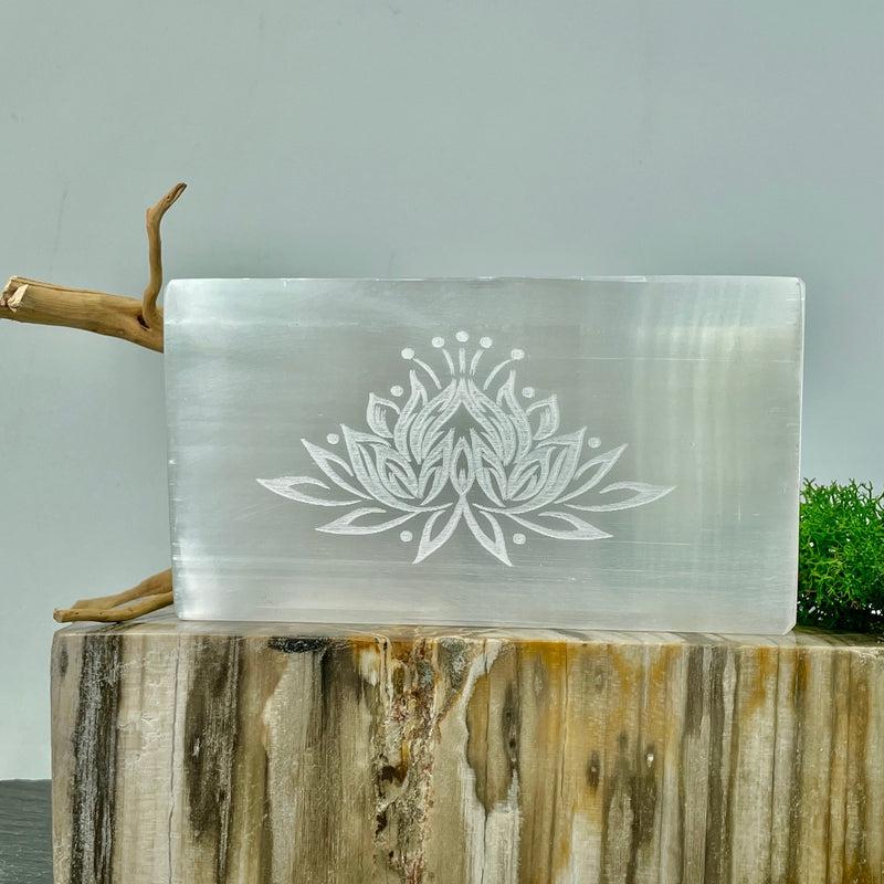 Selenite Satin Spar Rectangle Charging Plates || Morocco-Nature's Treasures