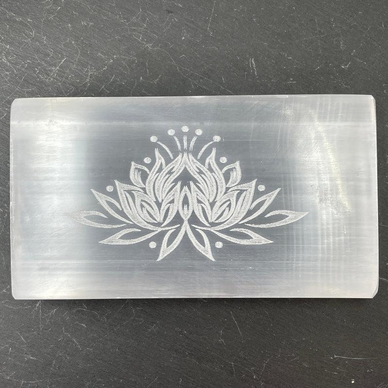 Selenite Satin Spar Rectangle Charging Plates || Morocco-Nature's Treasures