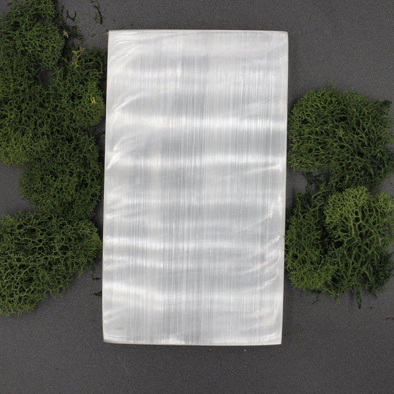 Selenite Satin Spar Rectangle Charging Plates || Morocco-Nature's Treasures