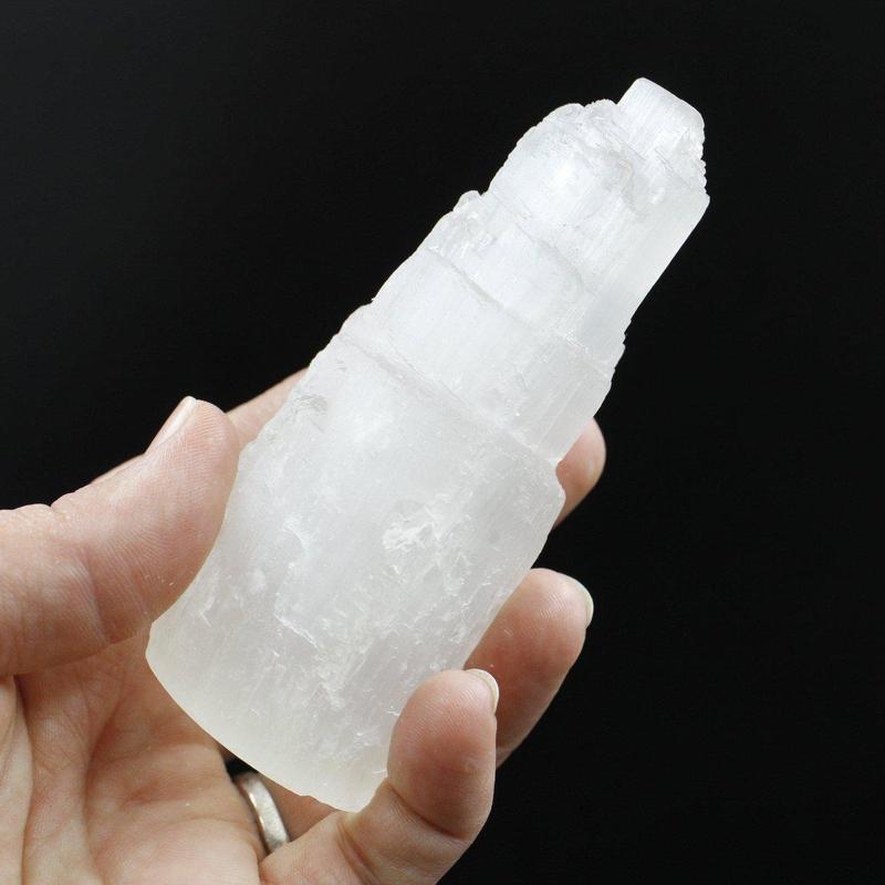 Selenite Satin Spar Tower Cluster || Morocco-Nature's Treasures