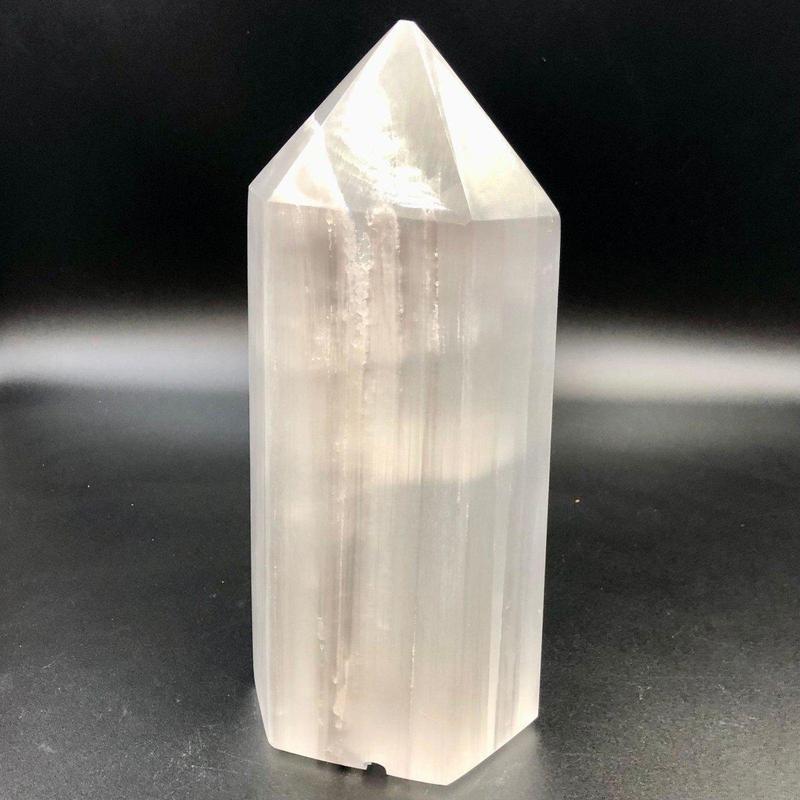 Selenite Satin Spar Tower Point Lamps || Aura Cleansing-Nature's Treasures