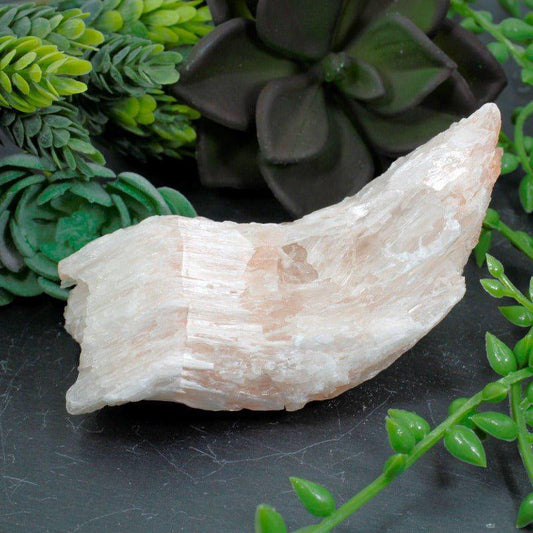SHOW PRODUCT: Selenite Satin Spar Gypsum Raw Specimen -Aura Cleansing-Nature's Treasures