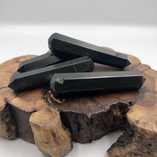 Shungite Point Massage Tool || Protection, Cleansing || India-Nature's Treasures