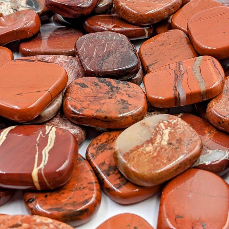 Small Brecciated Jasper Pocket Flat Stones || Grounding-Nature's Treasures