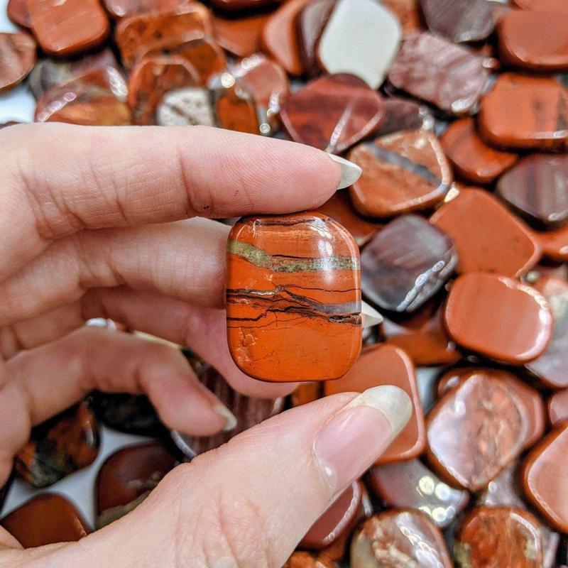 Small Brecciated Jasper Pocket Flat Stones || Grounding-Nature's Treasures