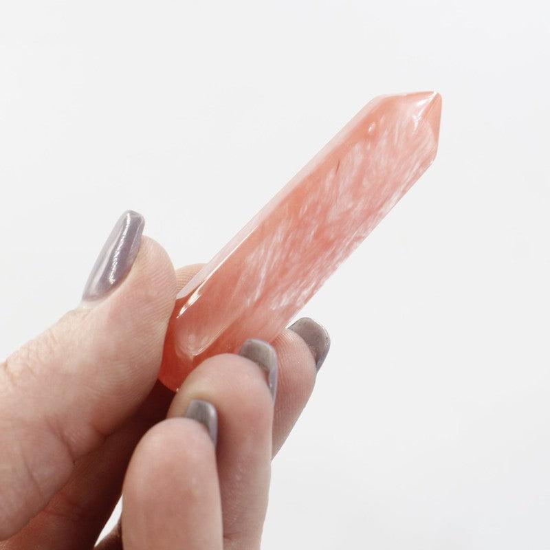 Small Cherry Glass Massage Point Tool || Transformation-Nature's Treasures