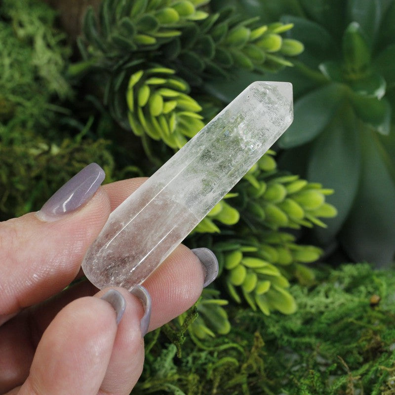 Small Clear Quartz Massage Point Tool || Cleansing-Nature's Treasures