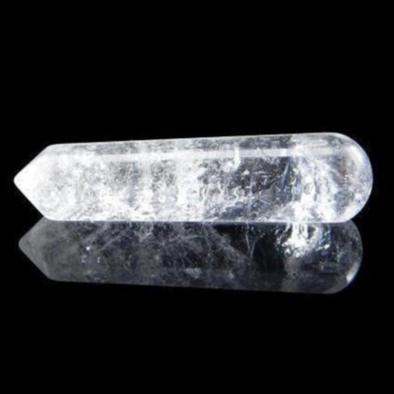 Small Clear Quartz Massage Point Tool || Cleansing-Nature's Treasures