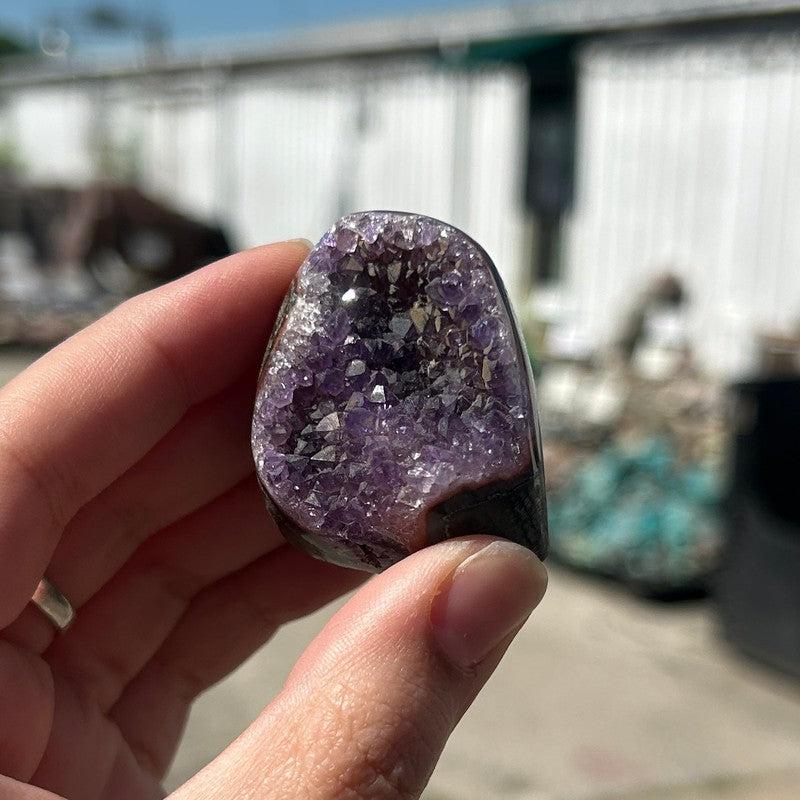 Small Cut Base Amethyst Clusters-Nature's Treasures