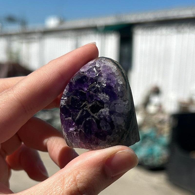 Small Cut Base Amethyst Clusters-Nature's Treasures