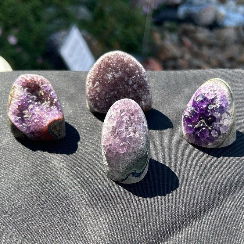 Small Cut Base Amethyst Clusters-Nature's Treasures