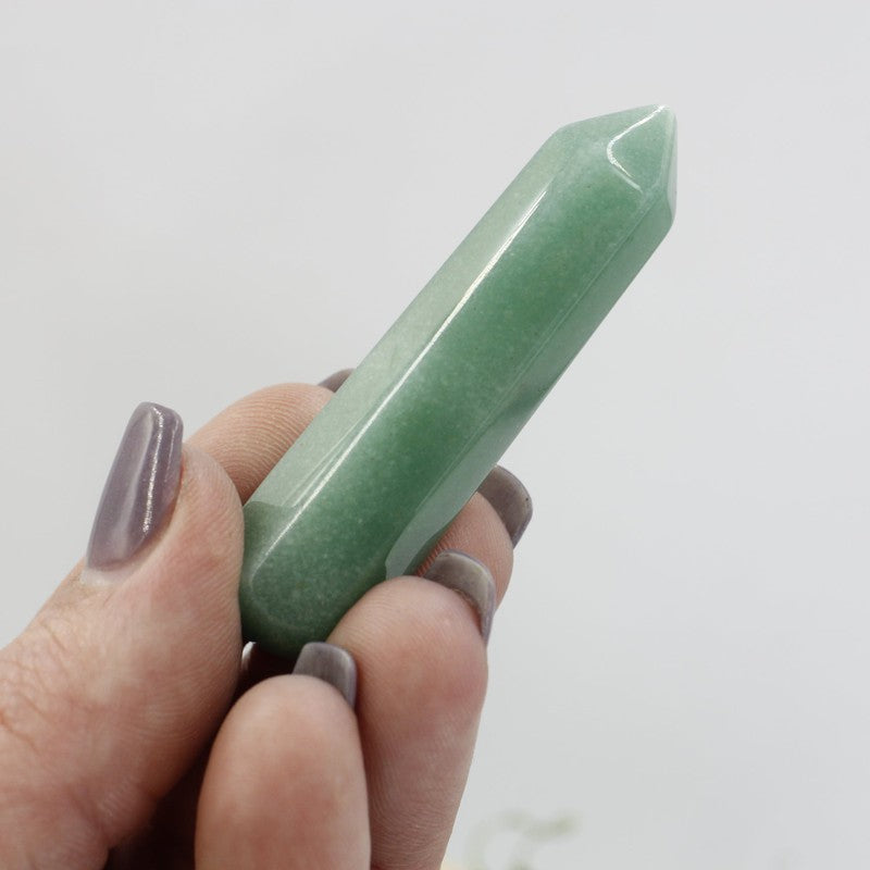 Small Green Aventurine Massage Point Tool || Heart Chakra-Nature's Treasures