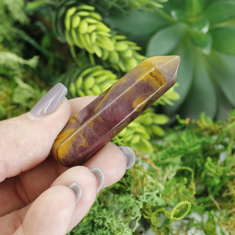 Small Mookaite Jasper Massage Point Tool || Grounding-Nature's Treasures