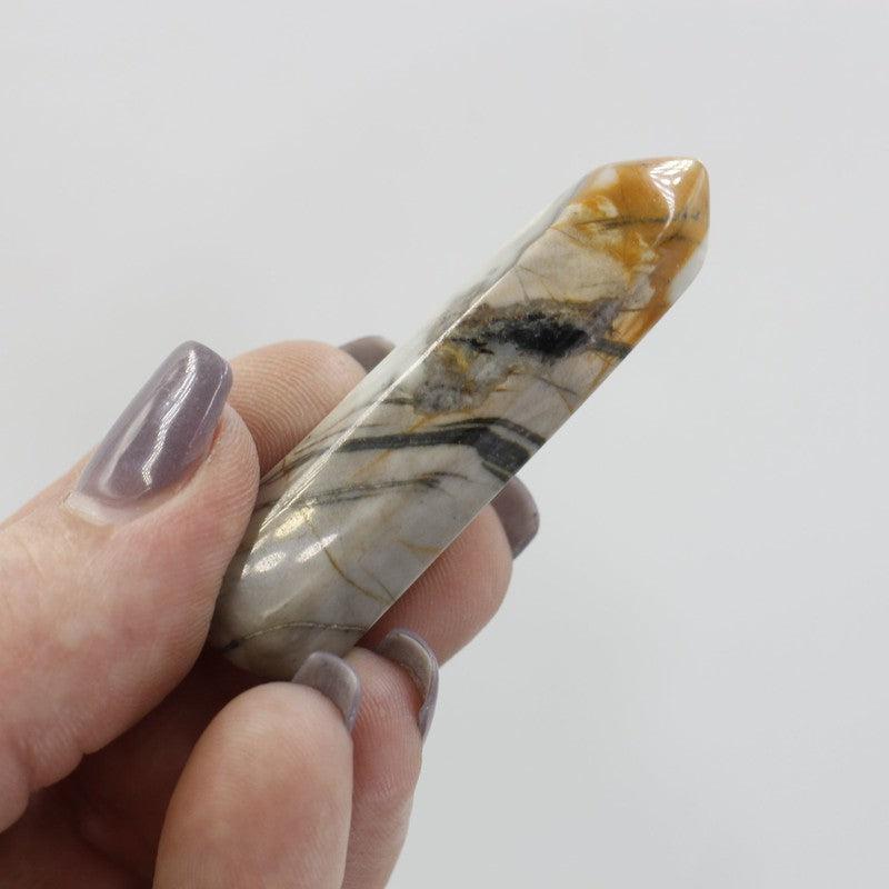 Small Picasso Jasper Massage Point Tool || Grounding-Nature's Treasures