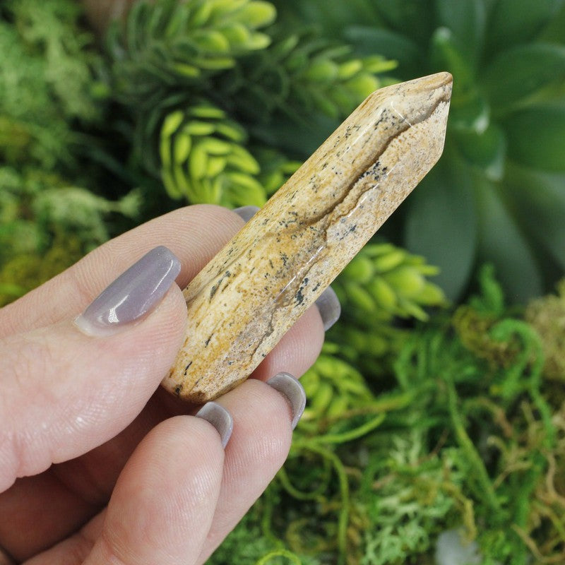 Small Picture Jasper Massage Point Tool || Spiritual Growth-Nature's Treasures